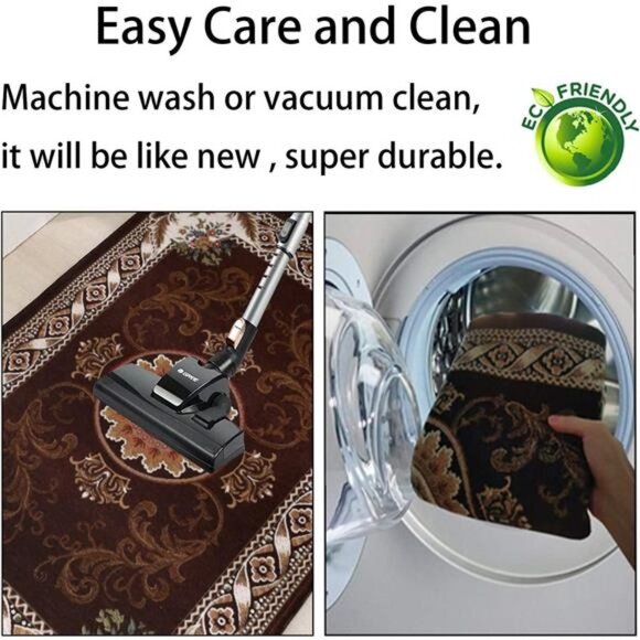 Indoor Doormat, 24”x 36” Super Absorbent Low Profile Mats (Brown) - Picture 6 of 7